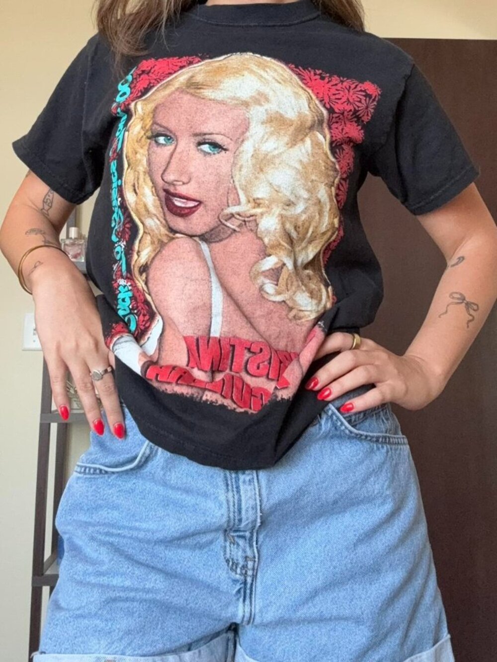 Vintage Y2K 2007 Chrsitina Aguilera Back to Basic Tour